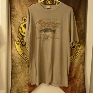 #19 Vintage Single Stitched Fishing Tee SZ L